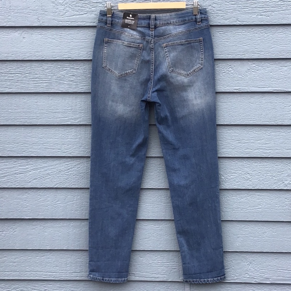 Dressbarn High Rise Patchwork Jeans - Picture 4 of 11